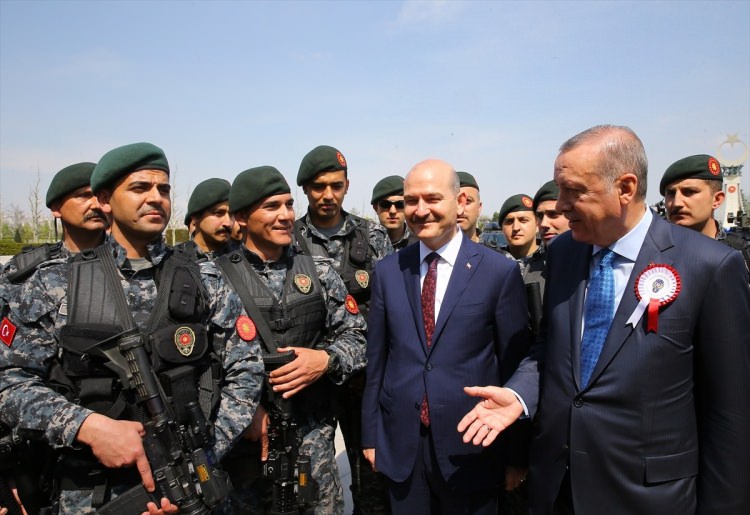 Erdoğan, Soylu ve beraberindeki heyeti Külliye'de kabul etti - 3