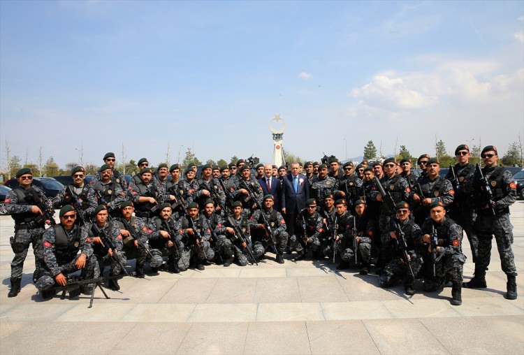 Erdoğan, Soylu ve beraberindeki heyeti Külliye'de kabul etti - 10