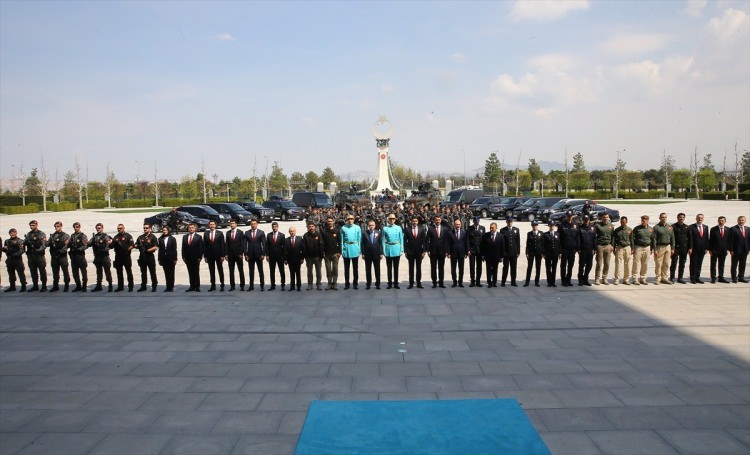 Erdoğan, Soylu ve beraberindeki heyeti Külliye'de kabul etti - 12