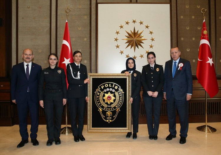 Erdoğan, Soylu ve beraberindeki heyeti Külliye'de kabul etti - 21