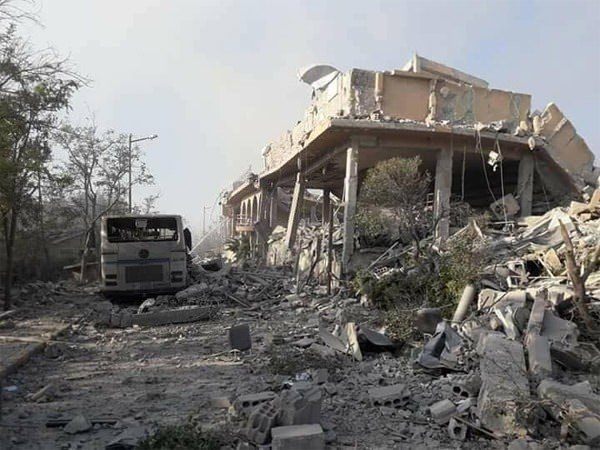 ABD, Suriye'yi vurdu! Bombardıman sonrası Suriye - 10