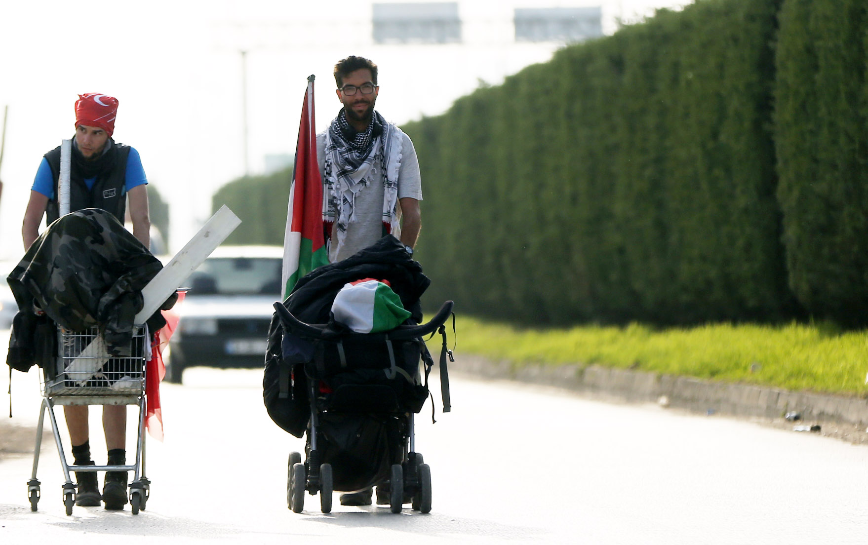 Filistin için İsveç'ten yola çıkan Ladraa, Düzce'de - 0