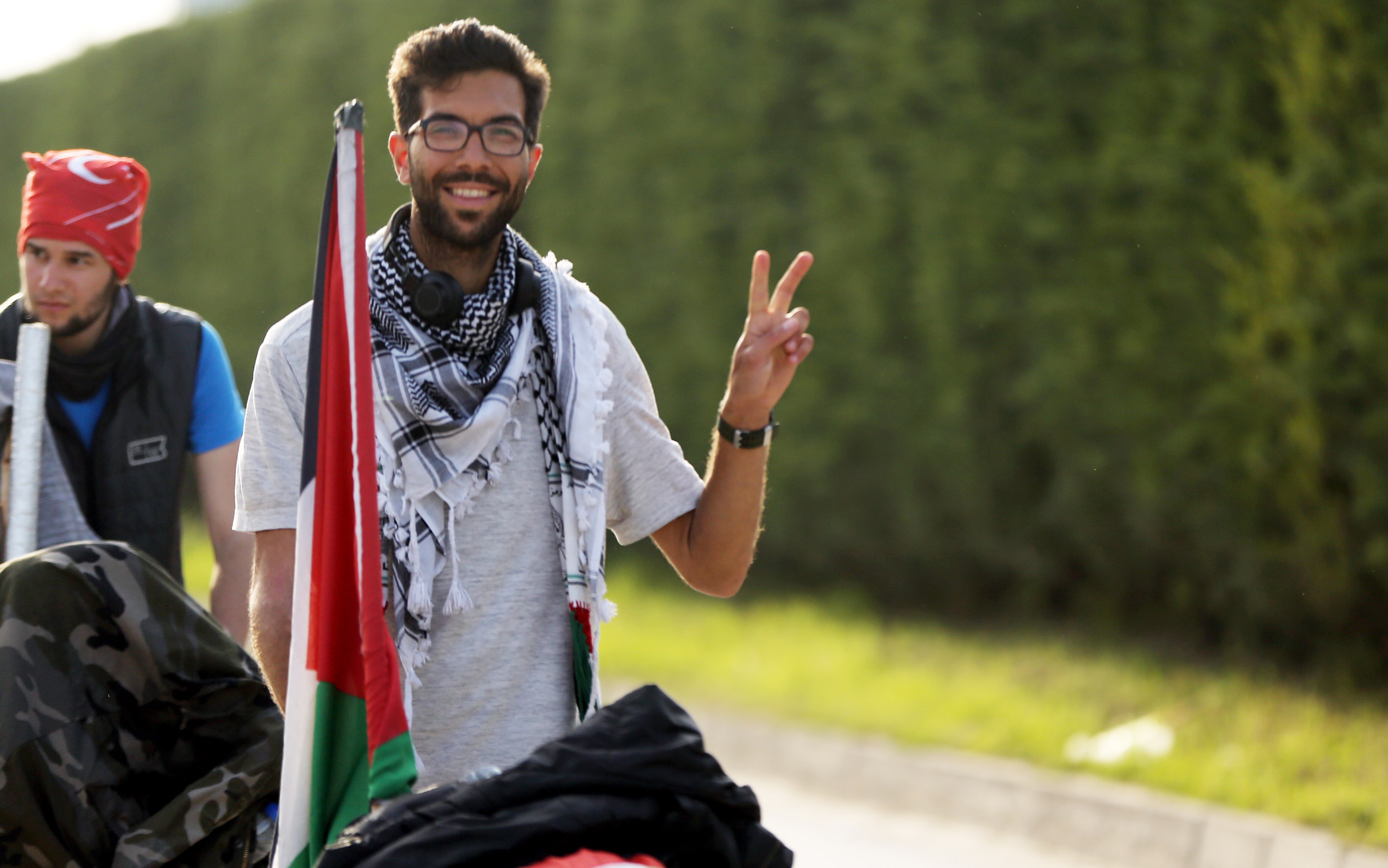 Filistin için İsveç'ten yola çıkan Ladraa, Düzce'de - 0