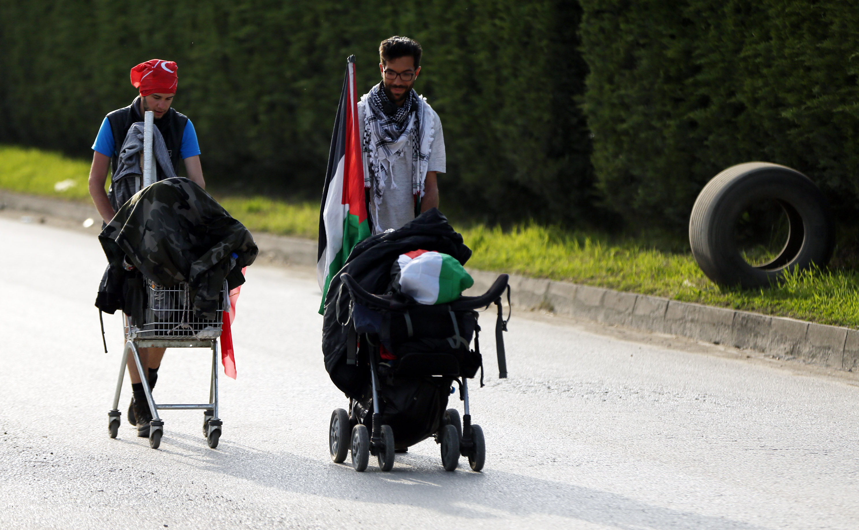 Filistin için İsveç'ten yola çıkan Ladraa, Düzce'de - 0