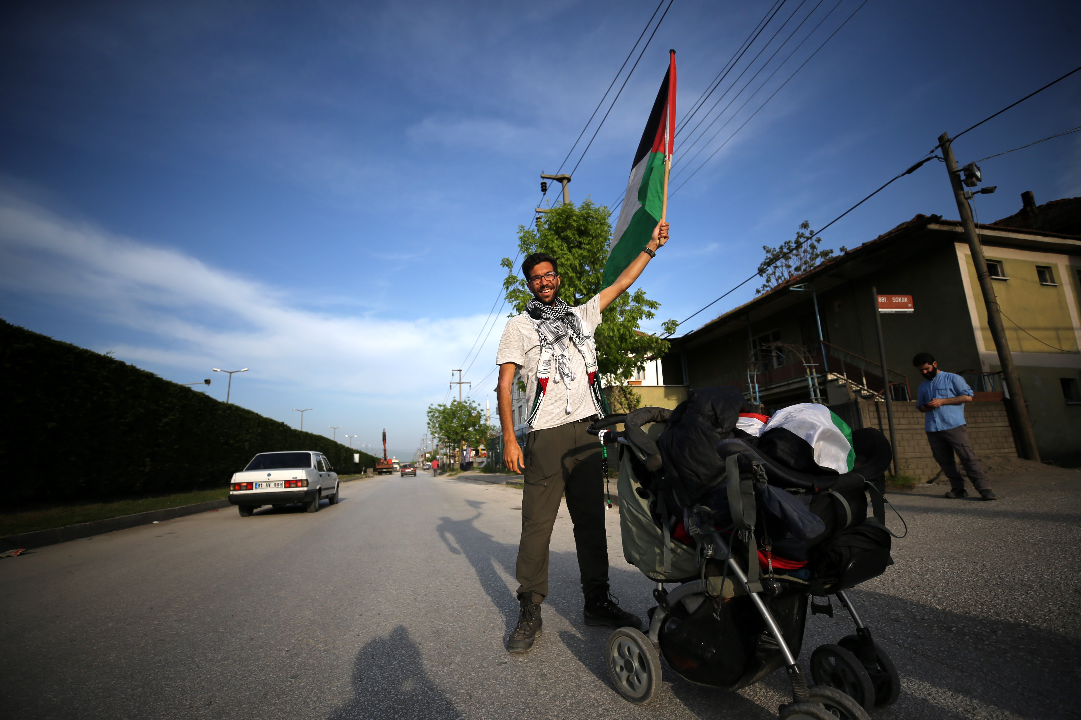 Filistin için İsveç'ten yola çıkan Ladraa, Düzce'de - 0