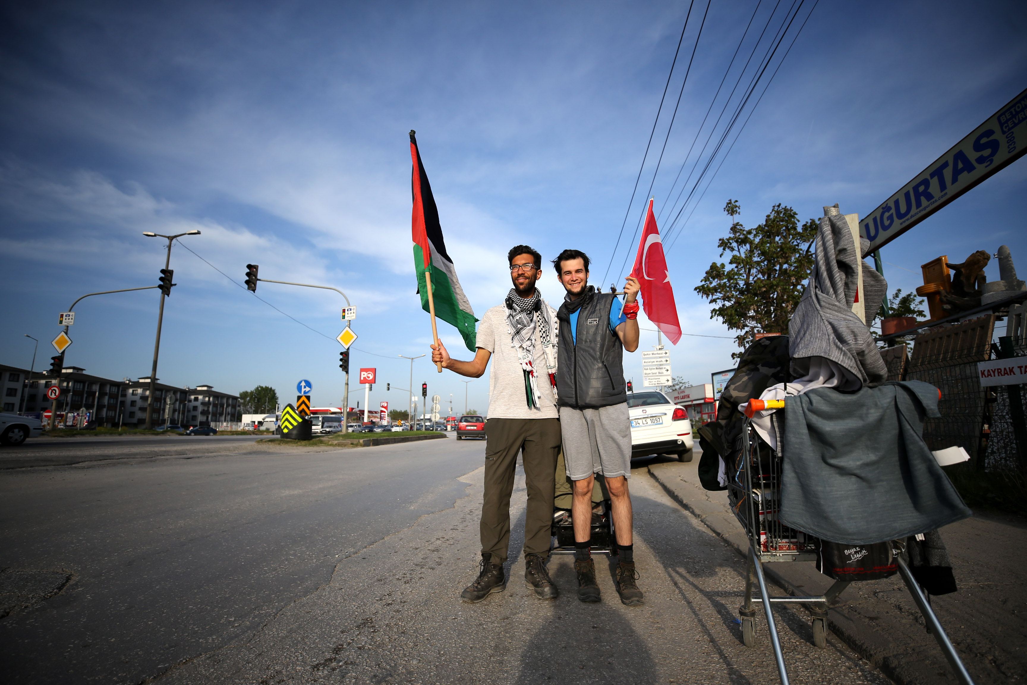 Filistin için İsveç'ten yola çıkan Ladraa, Düzce'de - 0