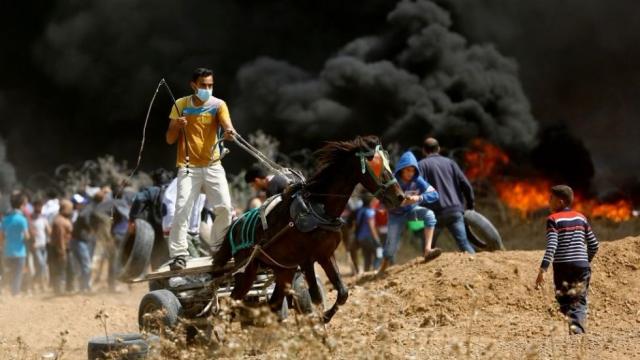 Gazze'de 'Filistinli İşçilerin Cuması' - 11