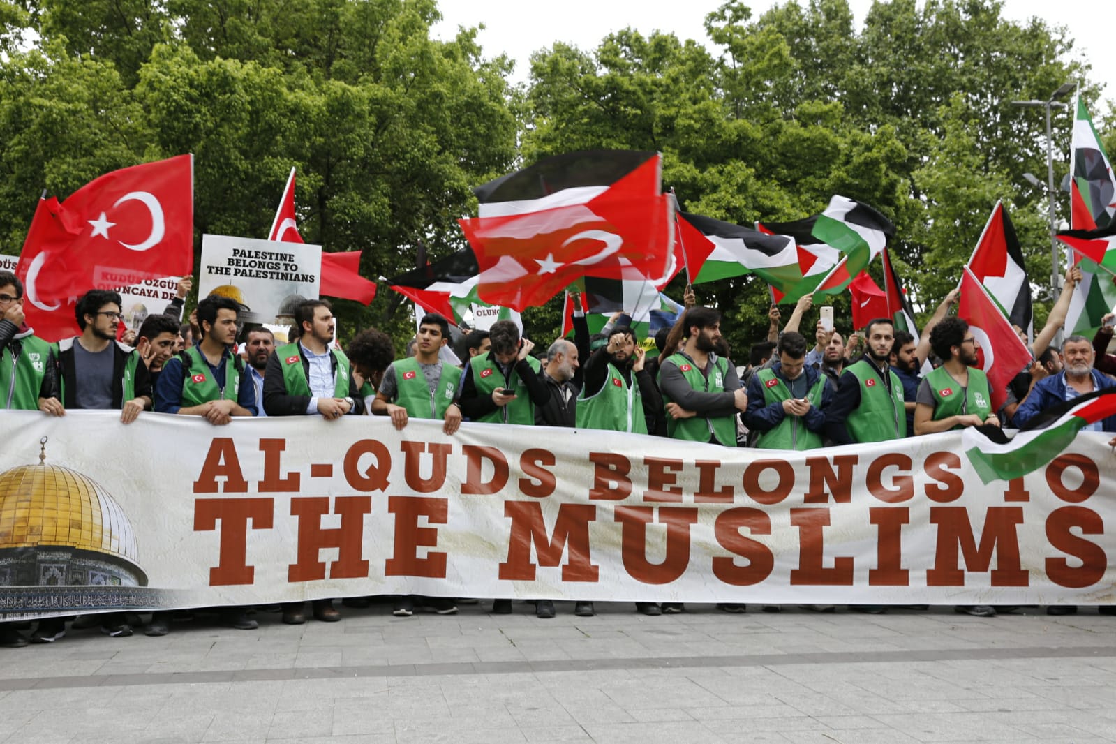 İstanbul'da Filistin direnişine destek yürüyüşü - 0