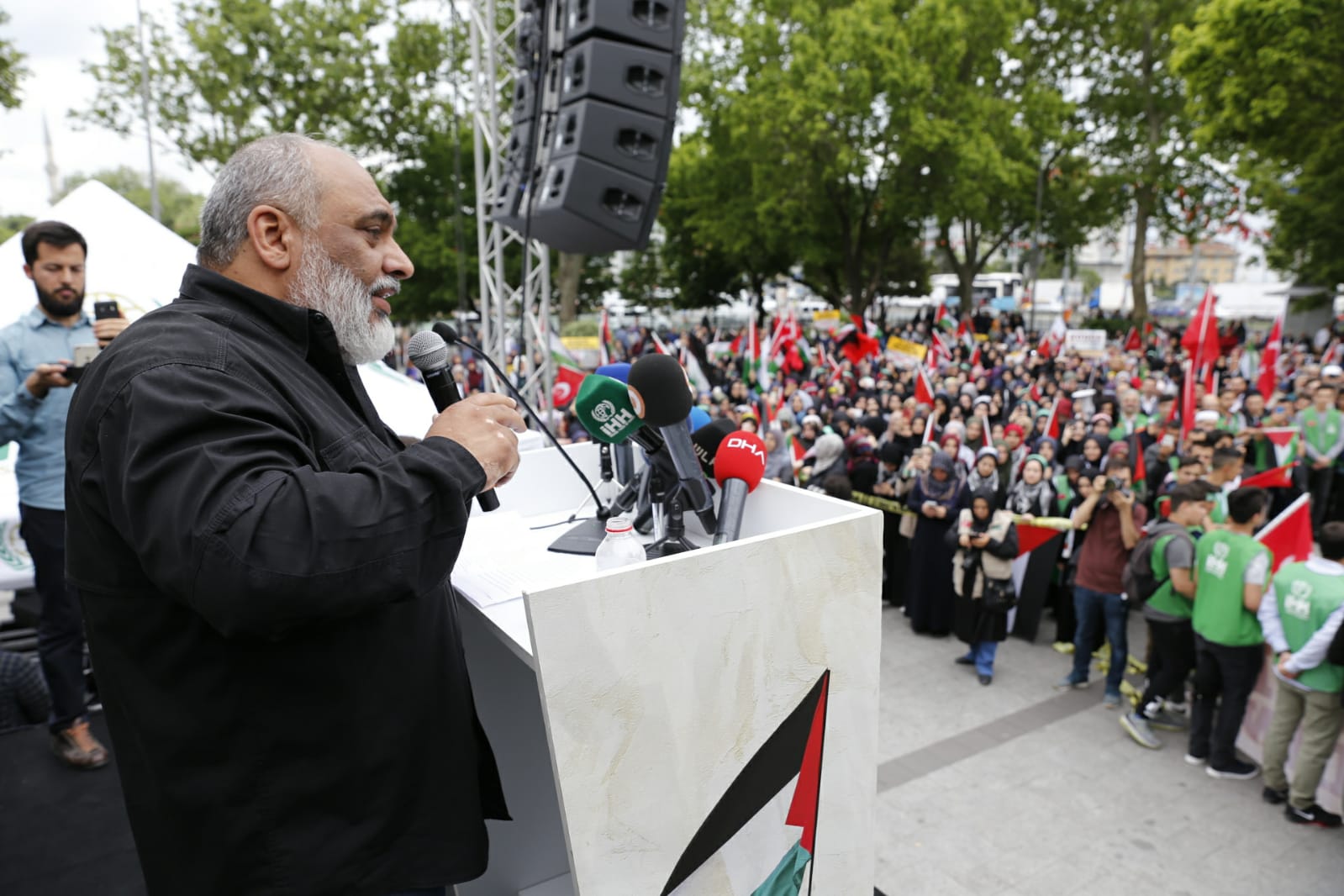 İstanbul'da Filistin direnişine destek yürüyüşü - 0