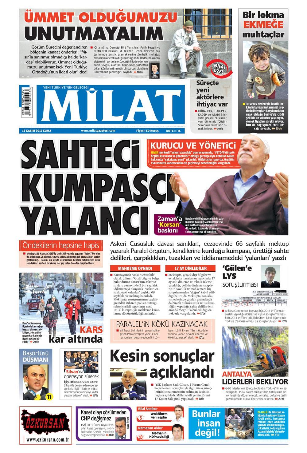 Gazeteler bugün ne yazdı? - 19