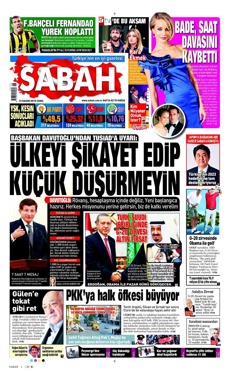 Gazeteler bugün ne yazdı? - 7