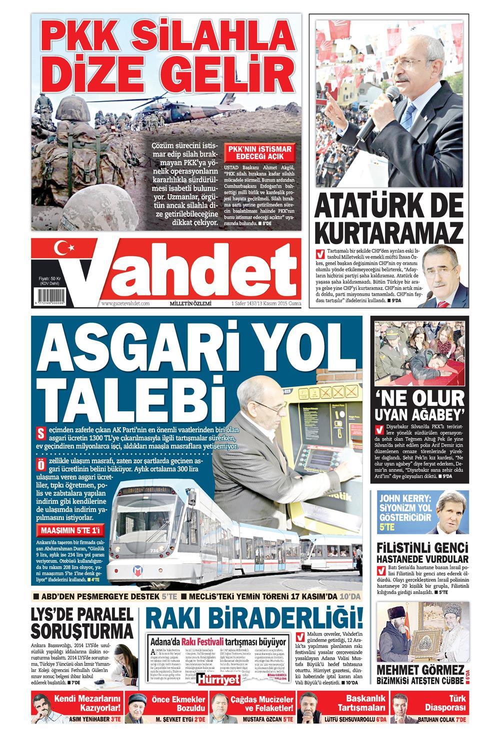 Gazeteler bugün ne yazdı? - 2