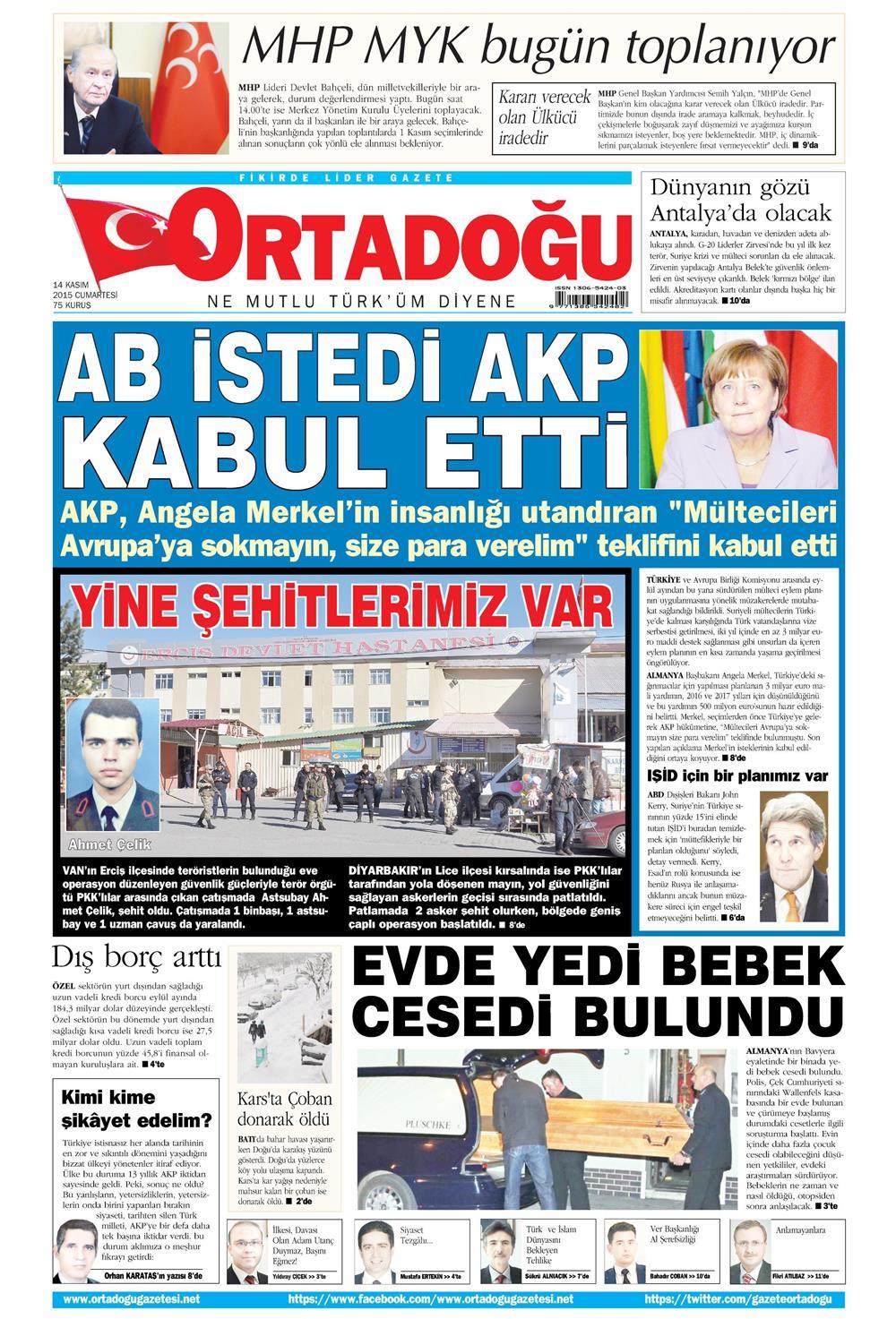 Gazeteler bugün ne yazdı? - 650