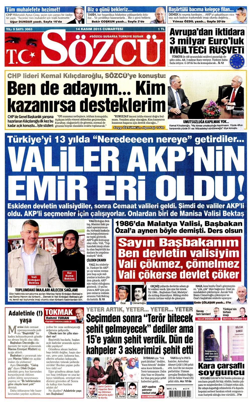 Gazeteler bugün ne yazdı? - 515