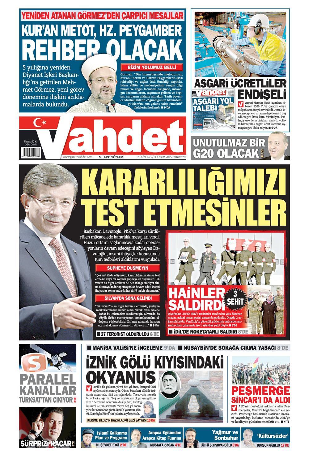 Gazeteler bugün ne yazdı? - 619