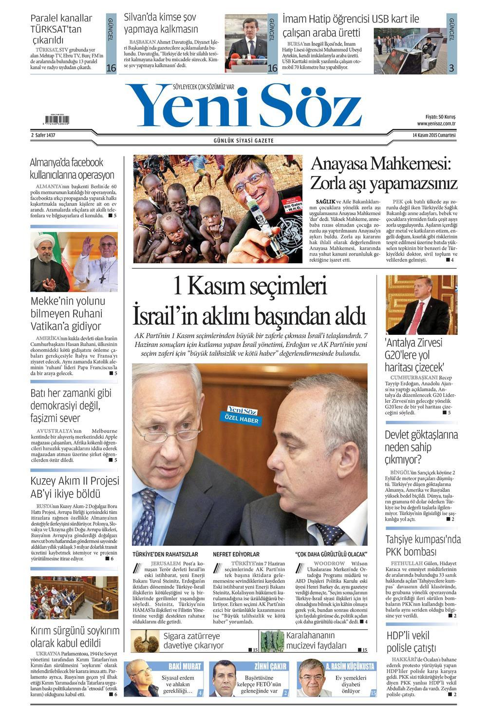 Gazeteler bugün ne yazdı? - 836