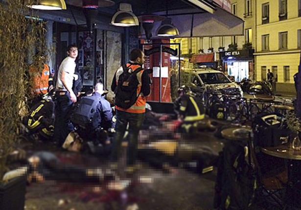Paris'te yaşanan saldırıdan ilk görüntüler - 1