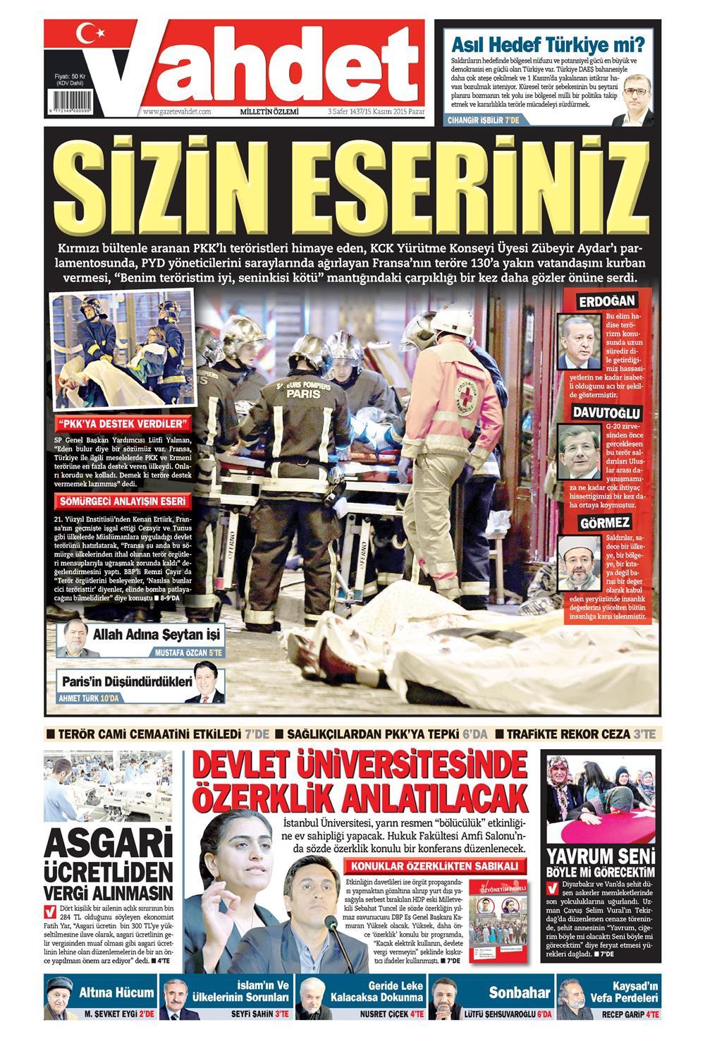 Gazeteler bugün ne yazdı? - 859