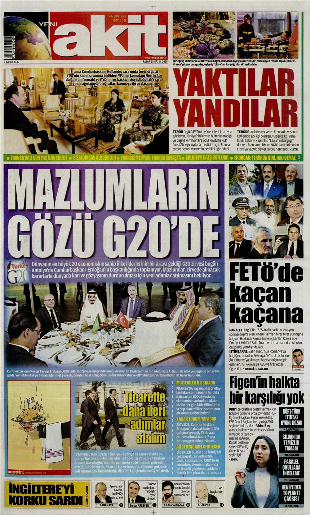 Gazeteler bugün ne yazdı? - 858