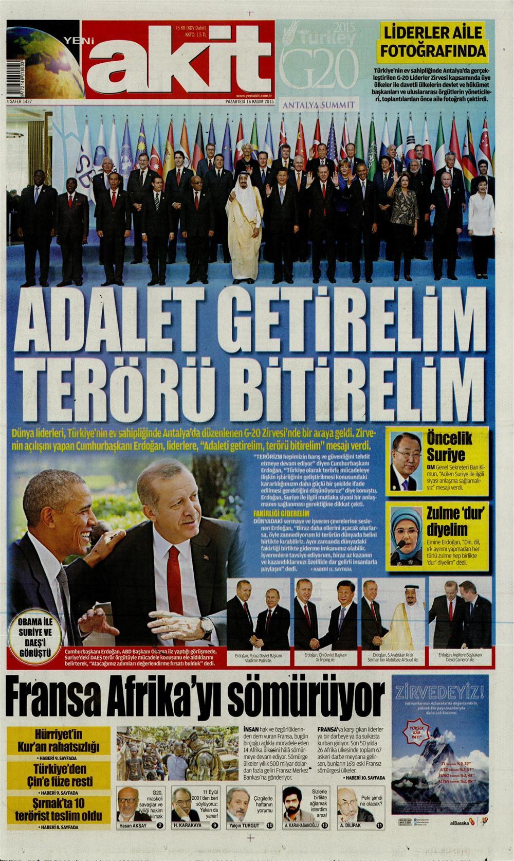 Gazeteler bugün ne yazdı? - 544