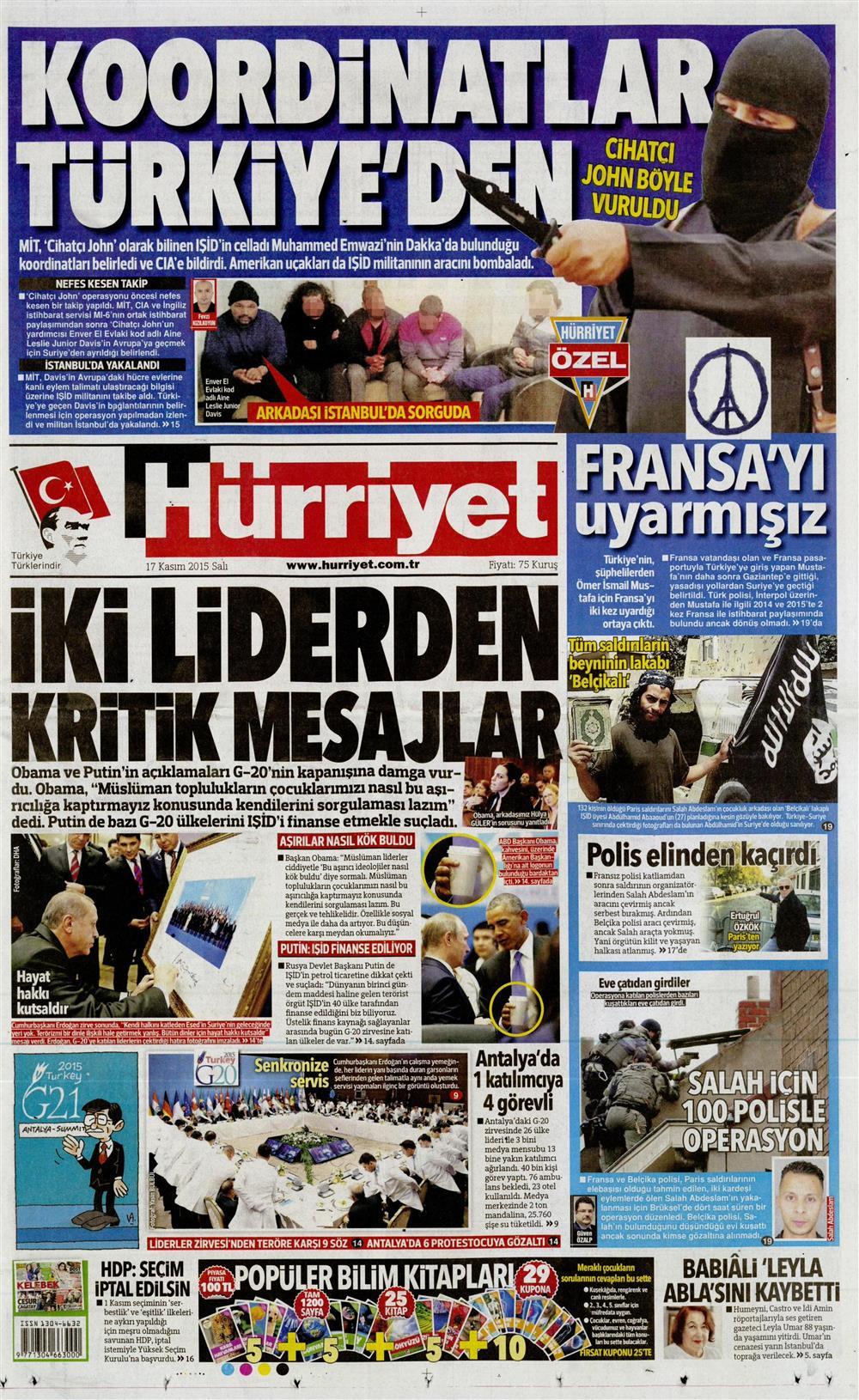 Gazeteler bugün ne yazdı? - 15