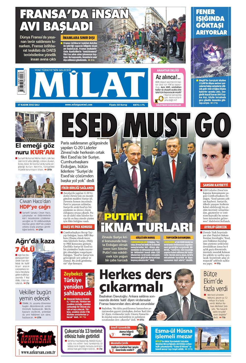 Gazeteler bugün ne yazdı? - 7