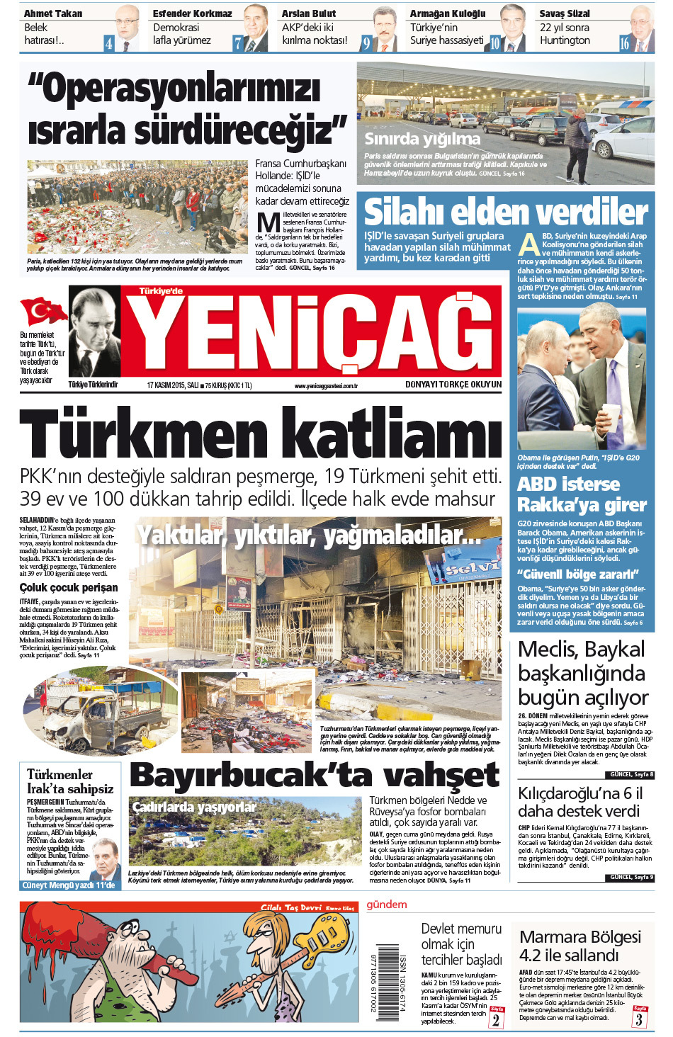 Gazeteler bugün ne yazdı? - 26