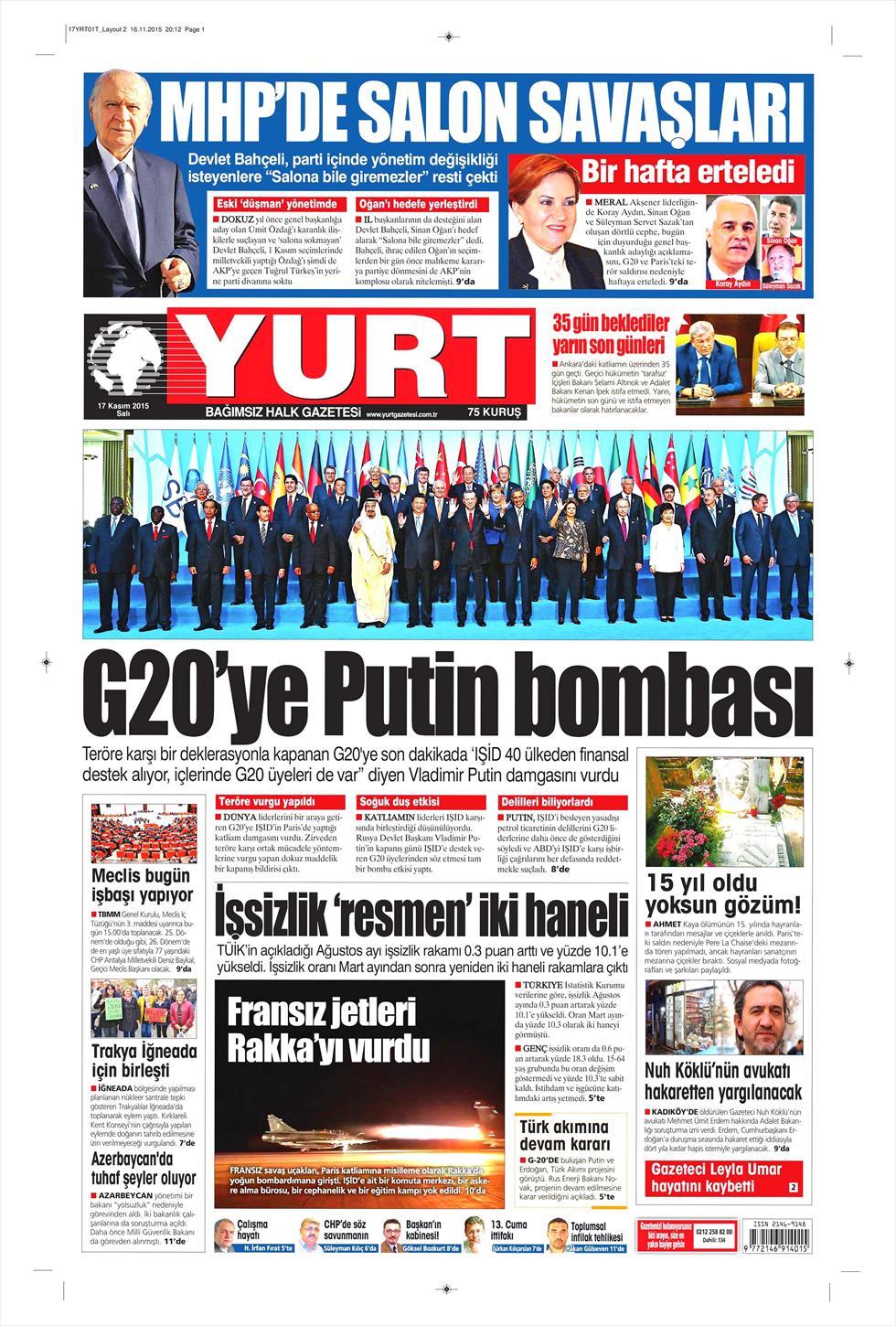 Gazeteler bugün ne yazdı? - 17