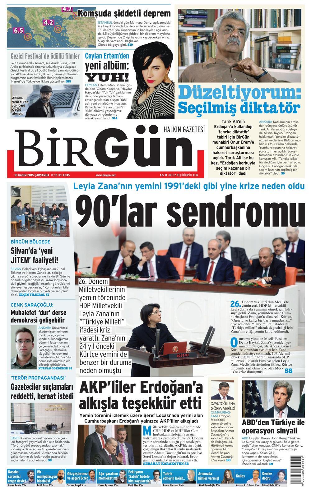 Gazeteler bugün ne yazdı? - 5