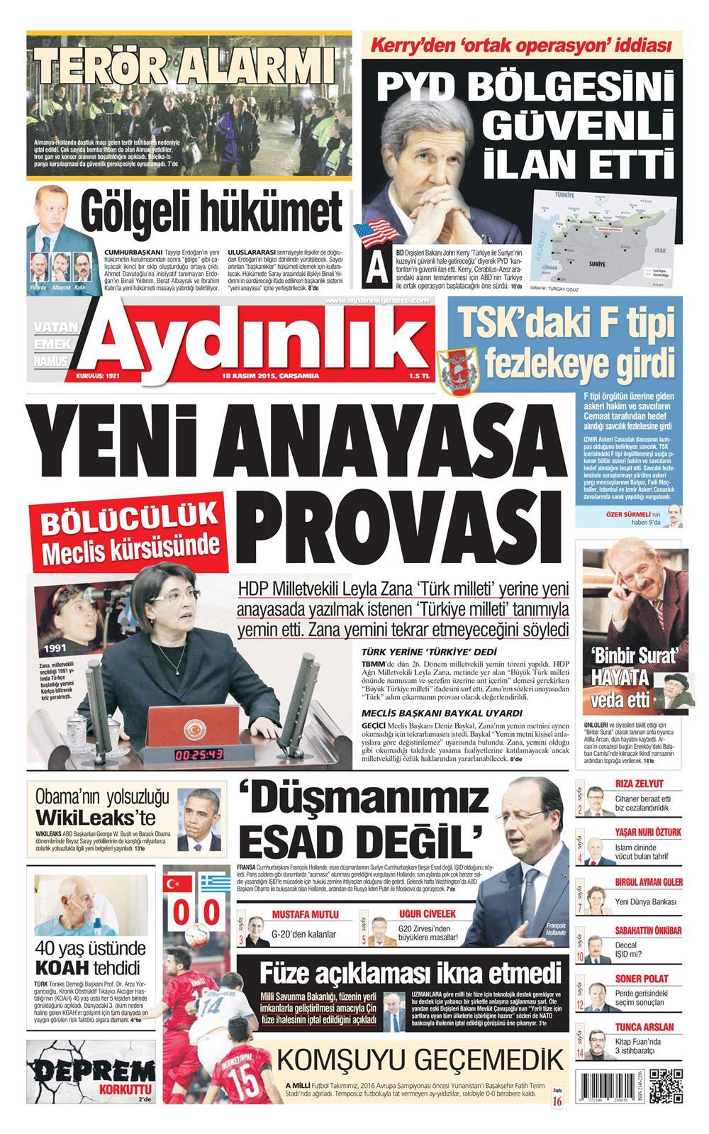 Gazeteler bugün ne yazdı? - 21