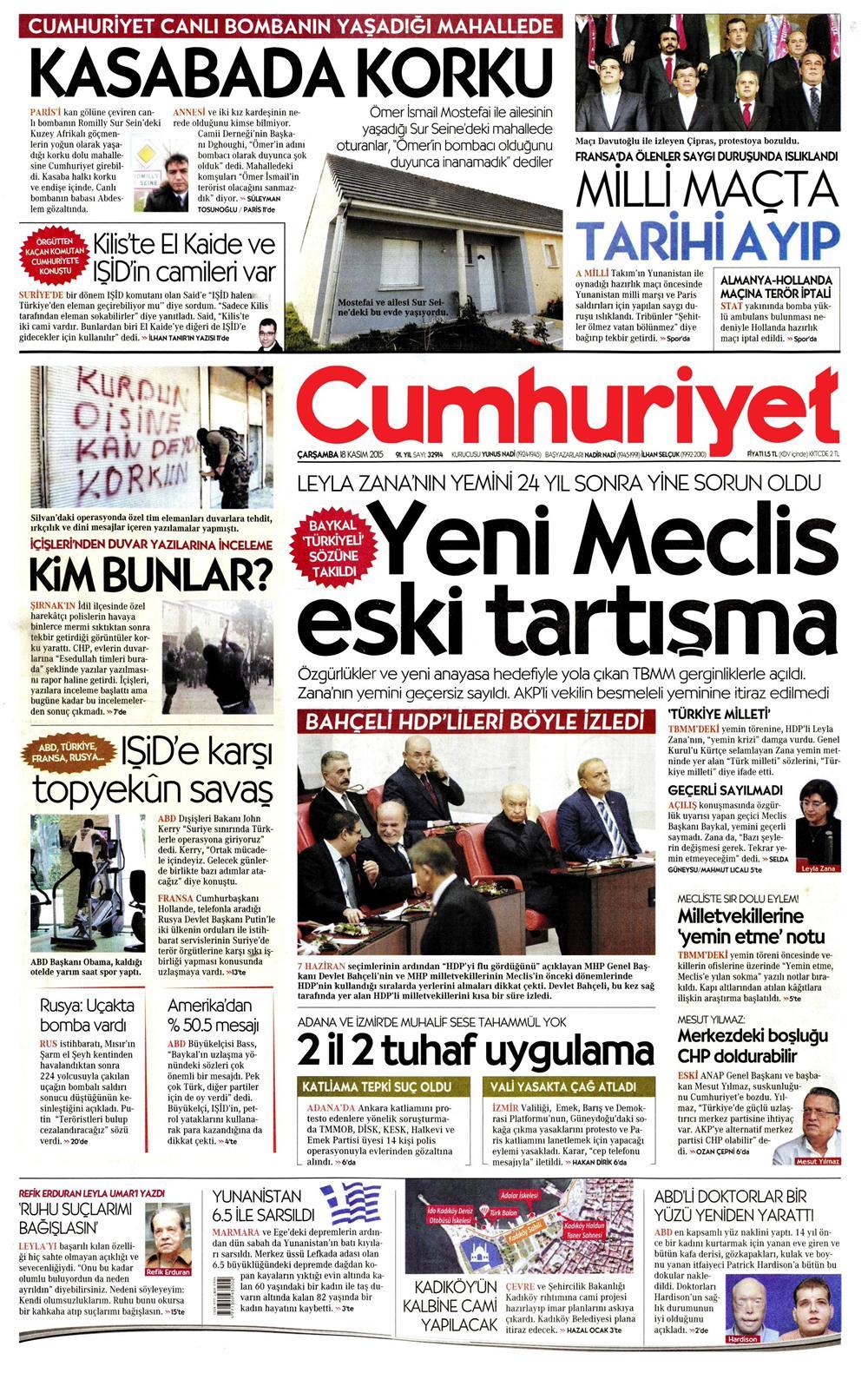 Gazeteler bugün ne yazdı? - 15