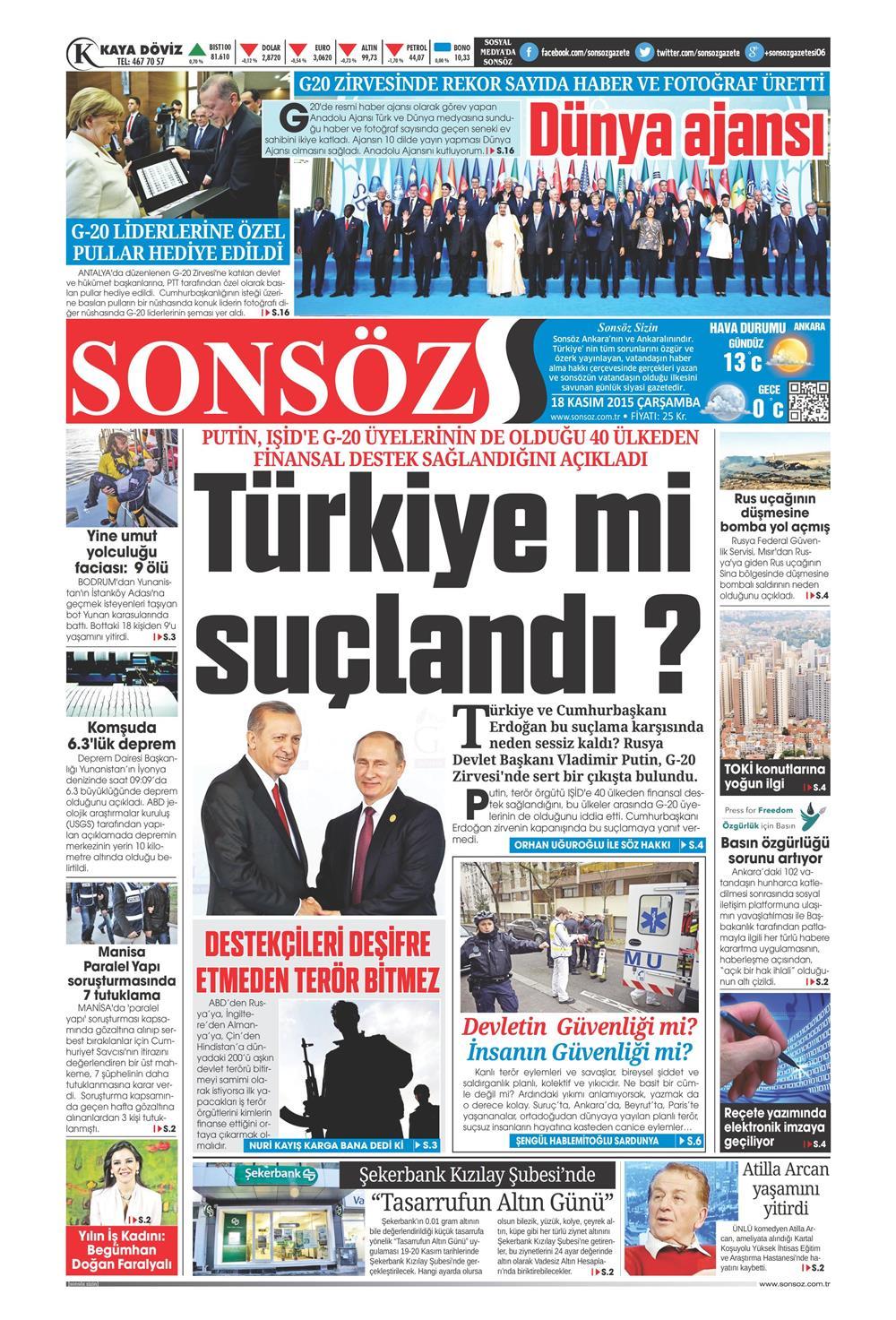 Gazeteler bugün ne yazdı? - 3