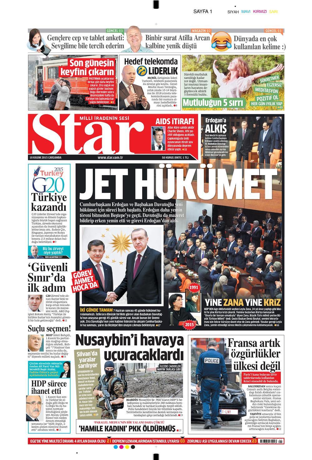 Gazeteler bugün ne yazdı? - 1