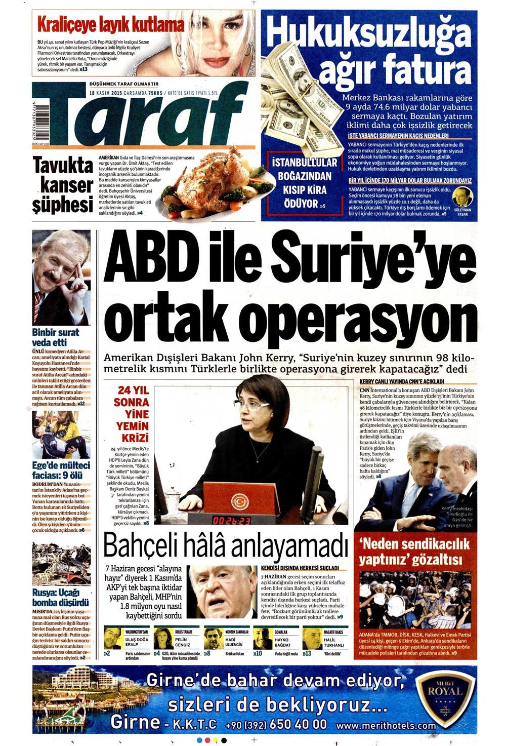 Gazeteler bugün ne yazdı? - 12