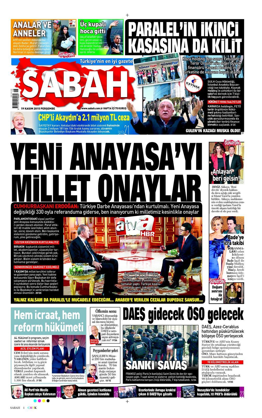 Gazeteler bugün ne yazdı? - 12