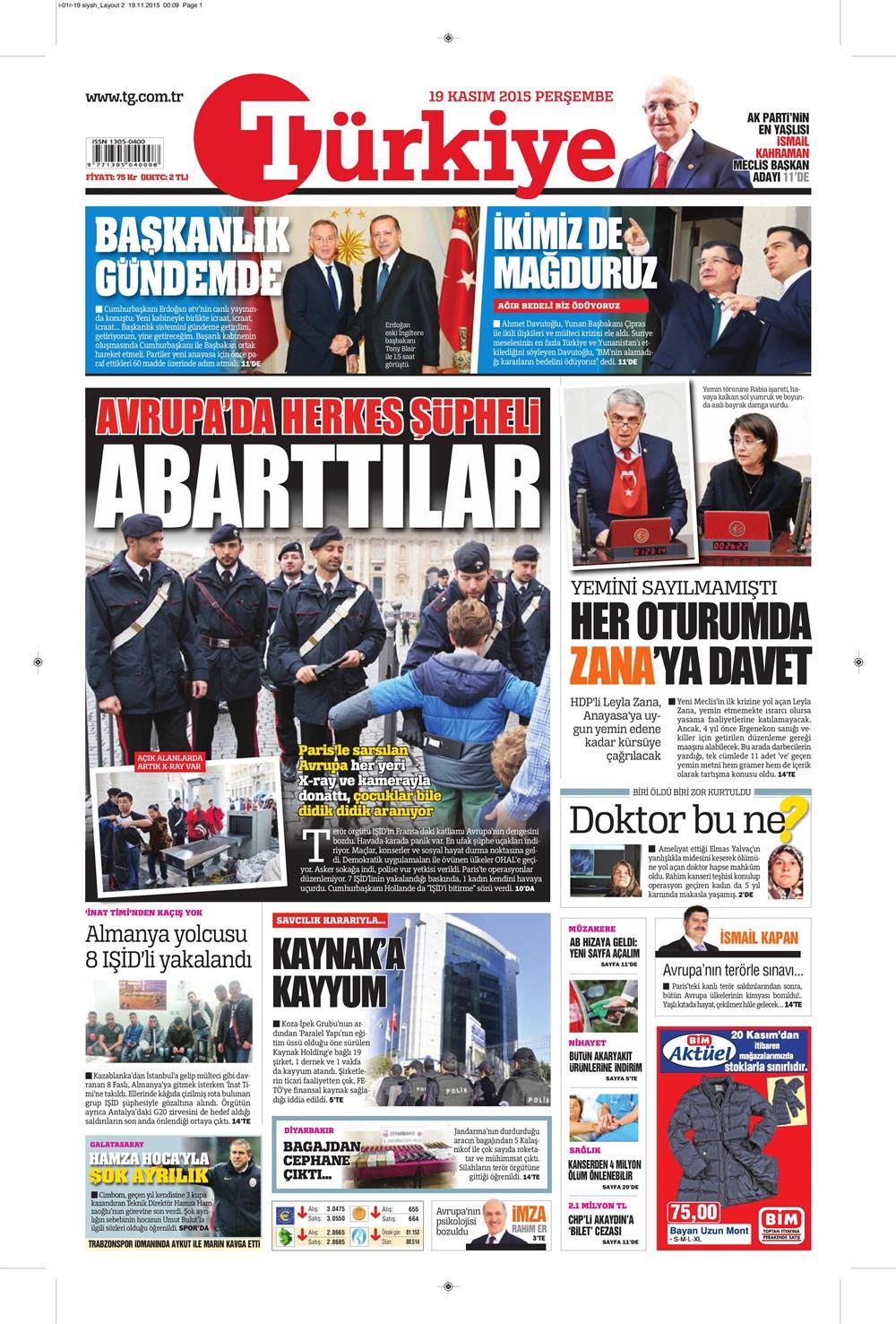 Gazeteler bugün ne yazdı? - 18