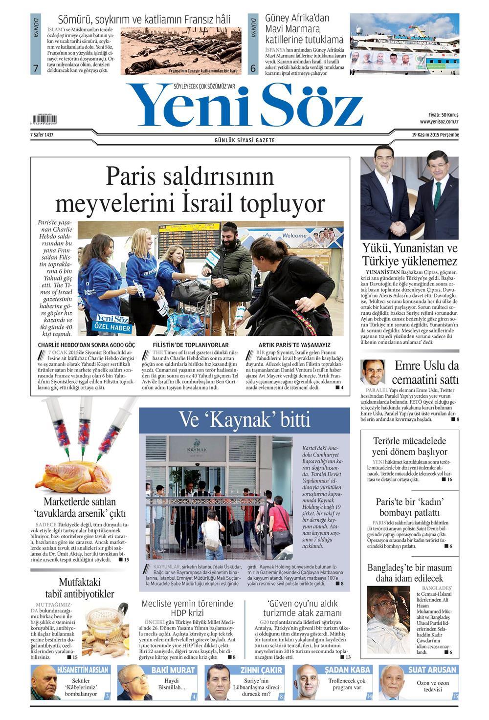 Gazeteler bugün ne yazdı? - 9