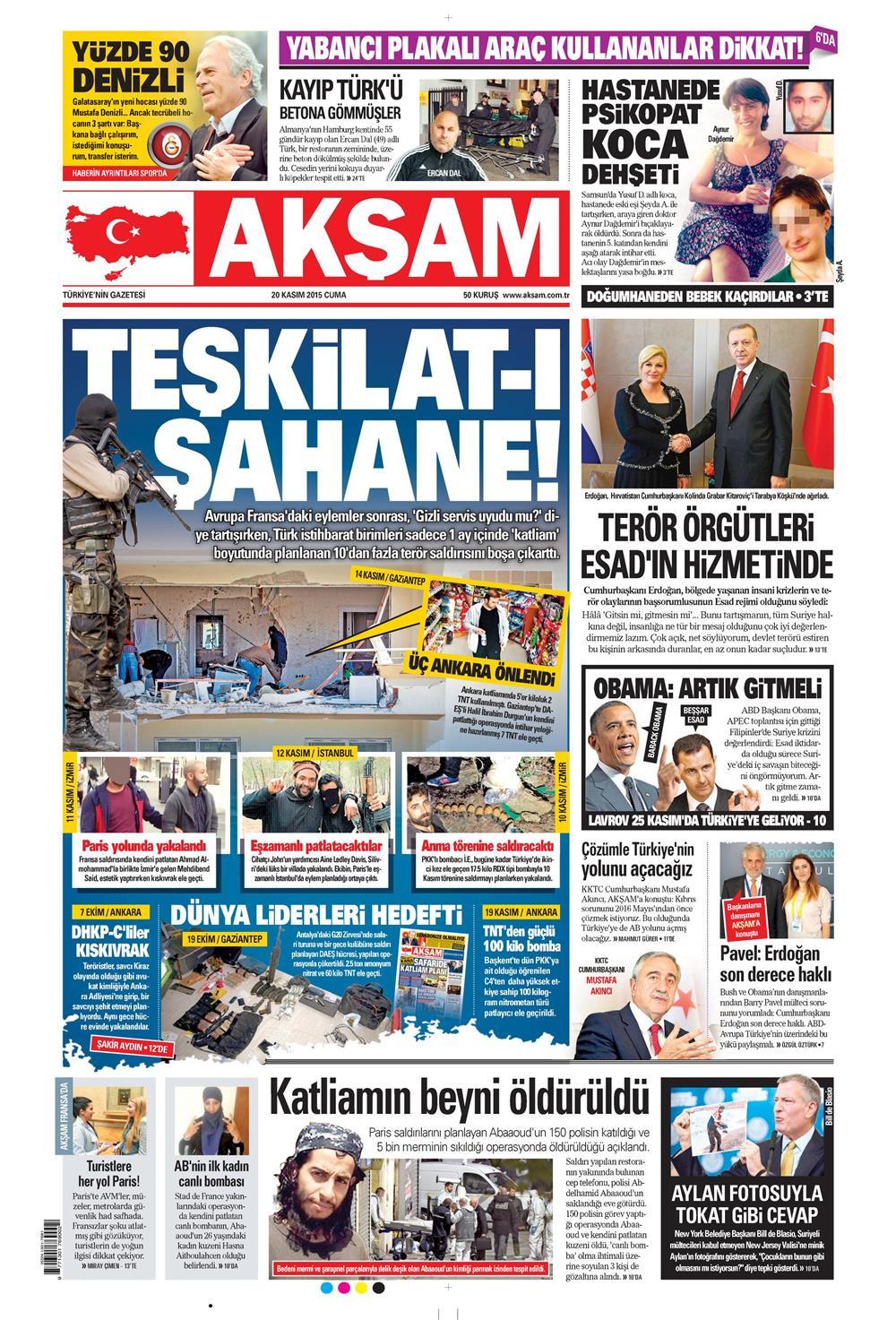 Gazeteler bugün ne yazdı? - 1