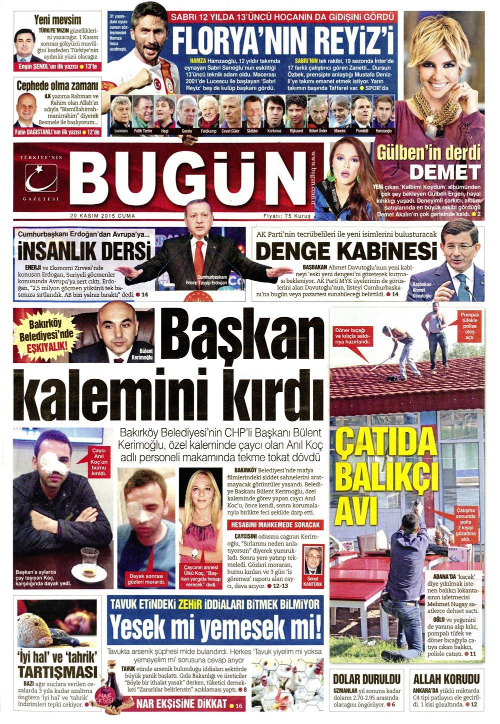 Gazeteler bugün ne yazdı? - 12
