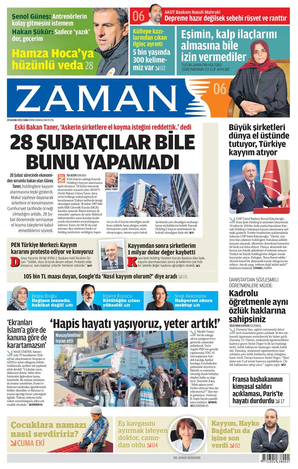 Gazeteler bugün ne yazdı? - 11