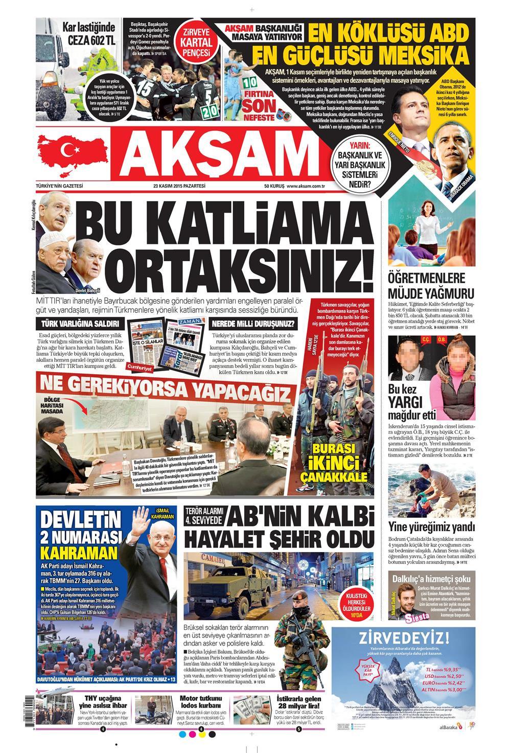 Gazeteler bugün ne yazdı? - 20