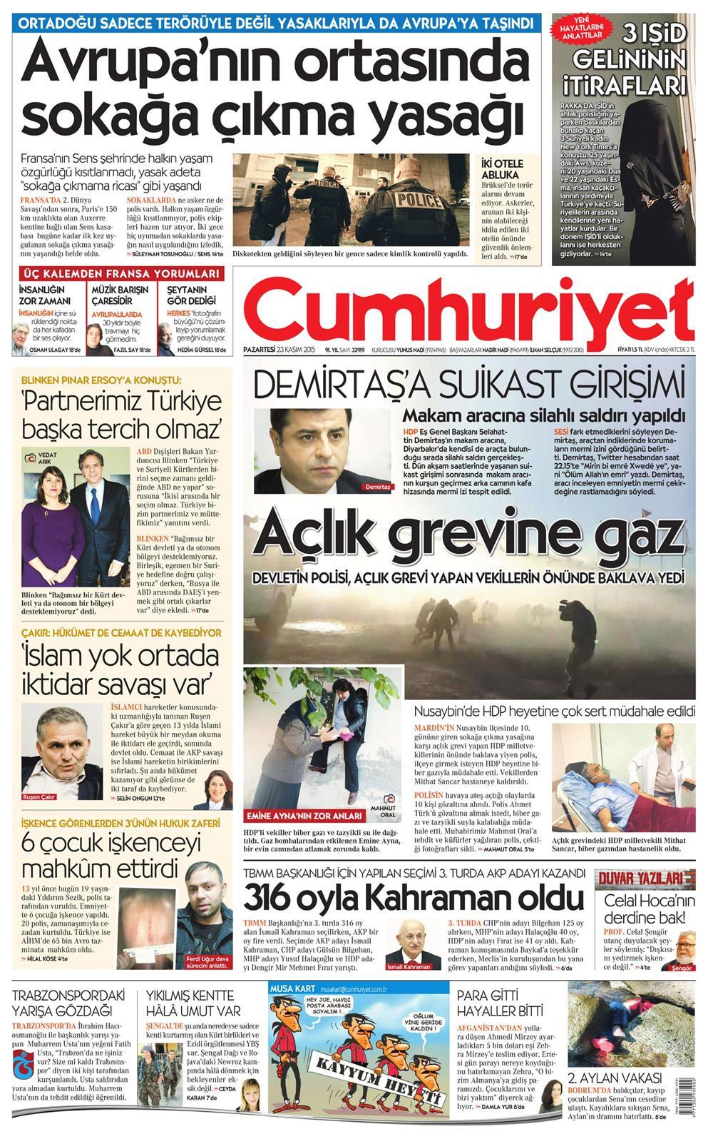 Gazeteler bugün ne yazdı? - 15