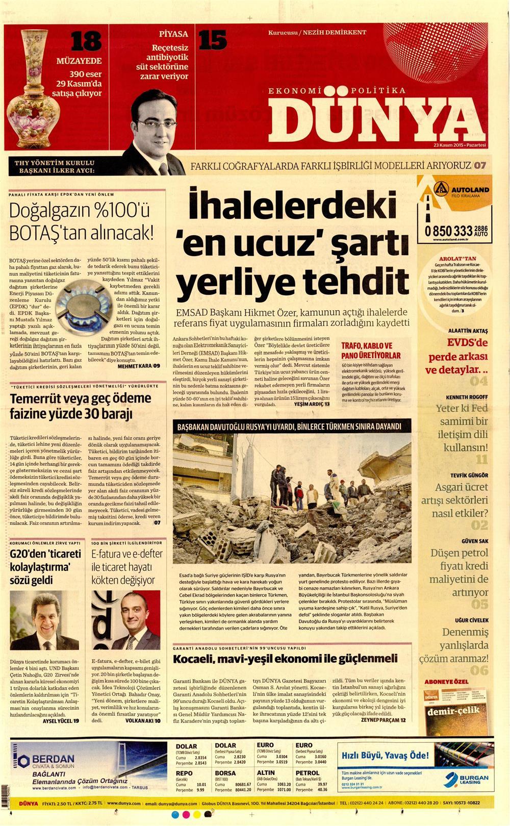 Gazeteler bugün ne yazdı? - 8