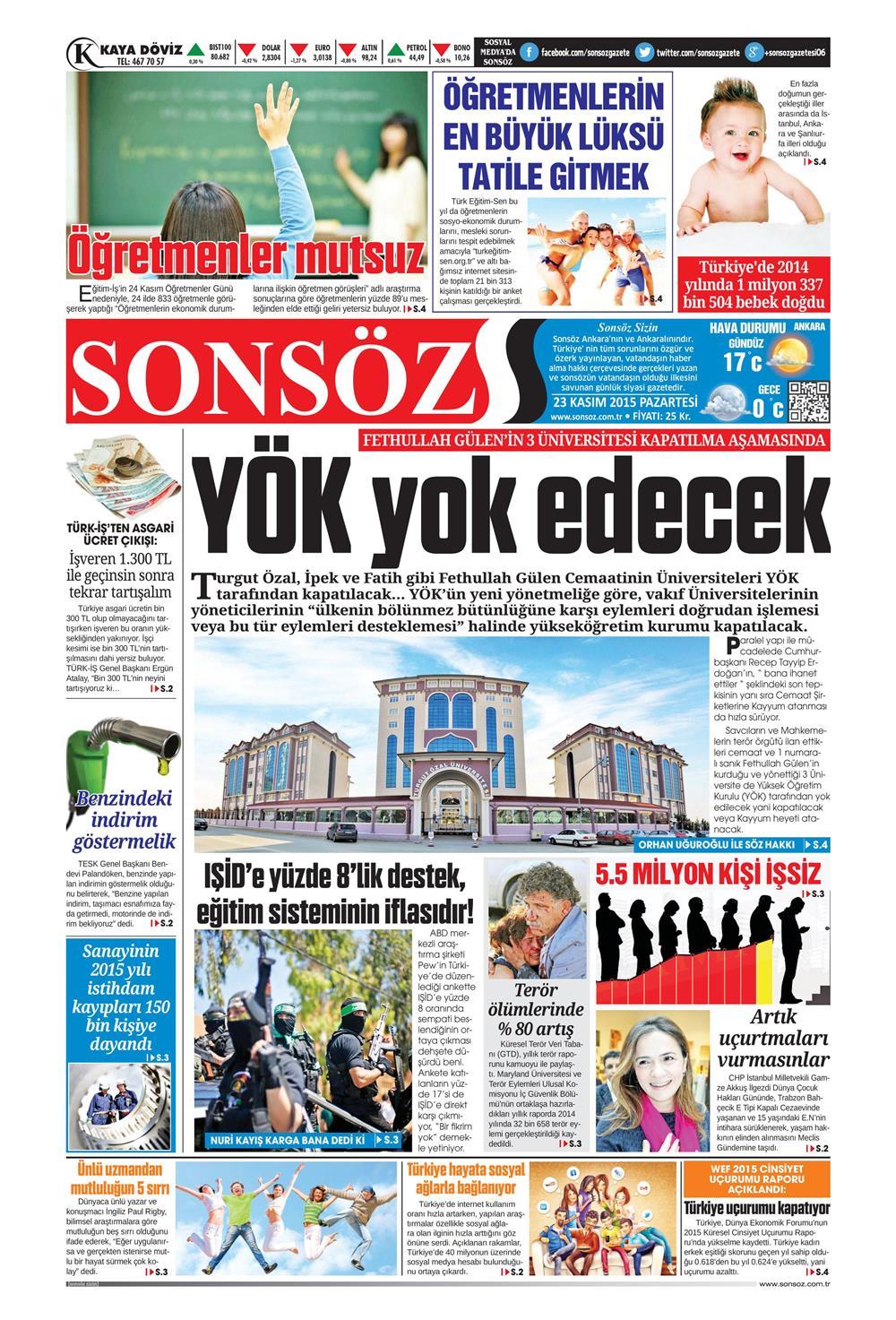 Gazeteler bugün ne yazdı? - 32