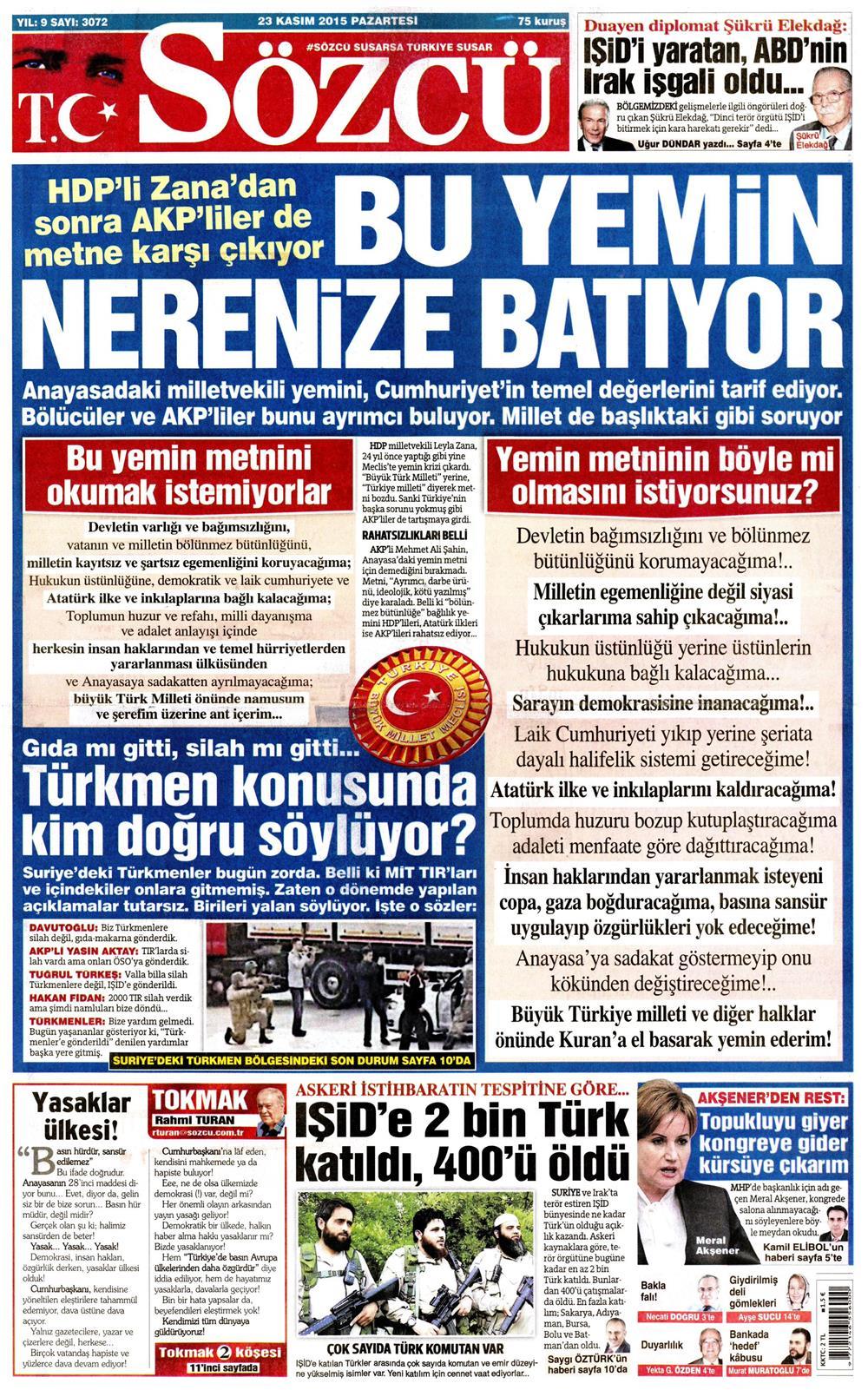 Gazeteler bugün ne yazdı? - 29