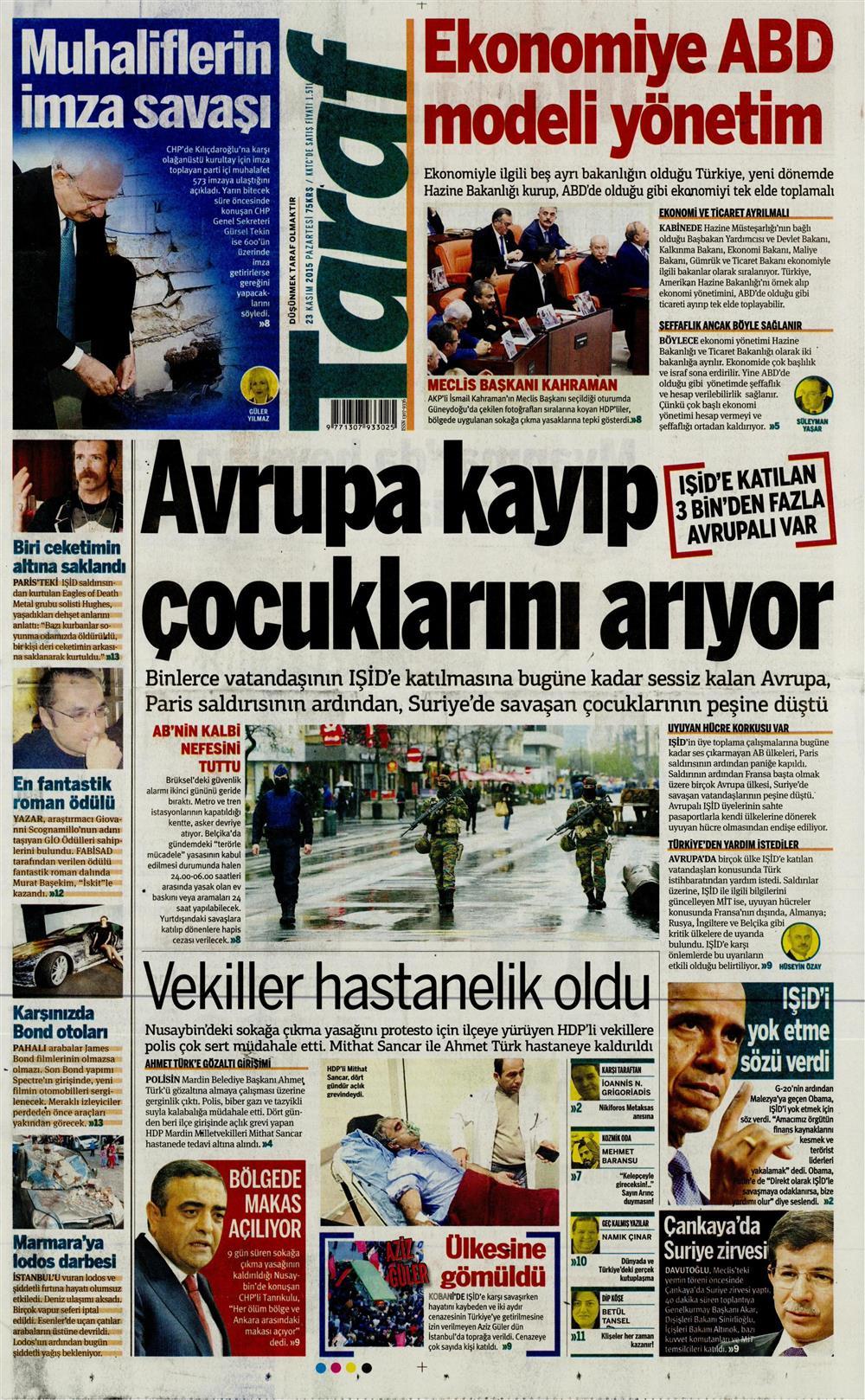 Gazeteler bugün ne yazdı? - 26