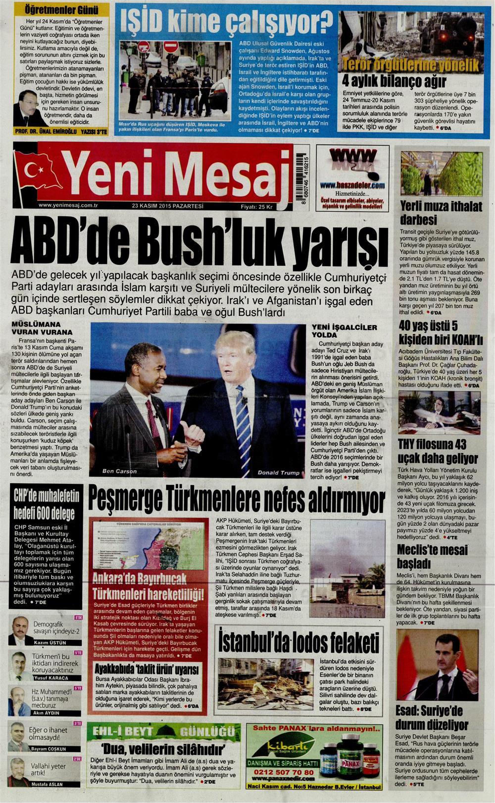 Gazeteler bugün ne yazdı? - 21