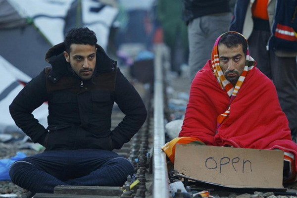 Mülteciler Avrupa'yı protesto etti - 1