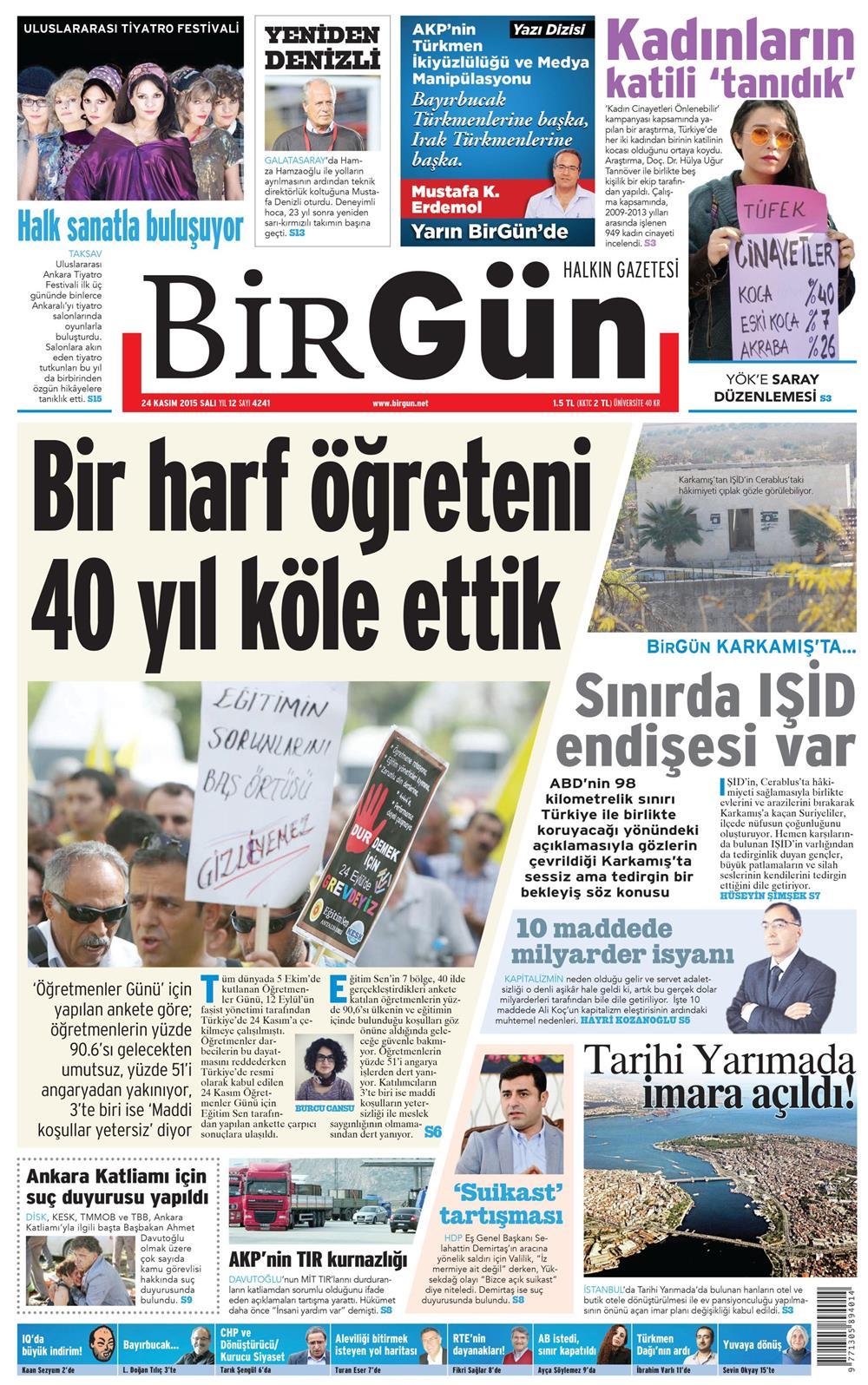 Gazeteler bugün ne yazdı? - 12