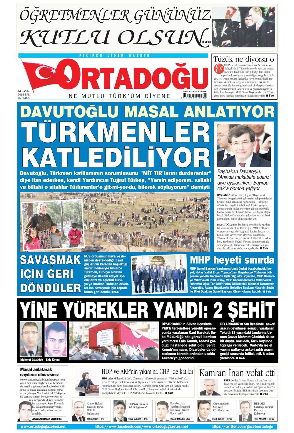 Gazeteler bugün ne yazdı? - 9